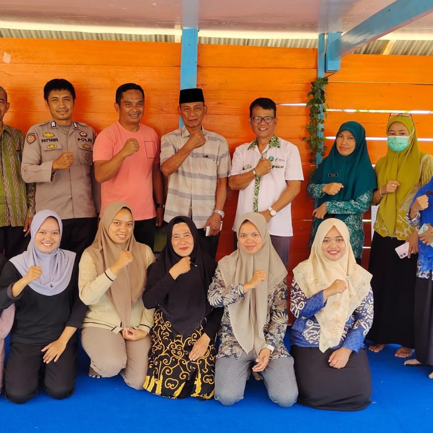 Pendampingan Tim Pokja Kabupaten Sehat di Desa Mario Kecamatan Tanasitolo